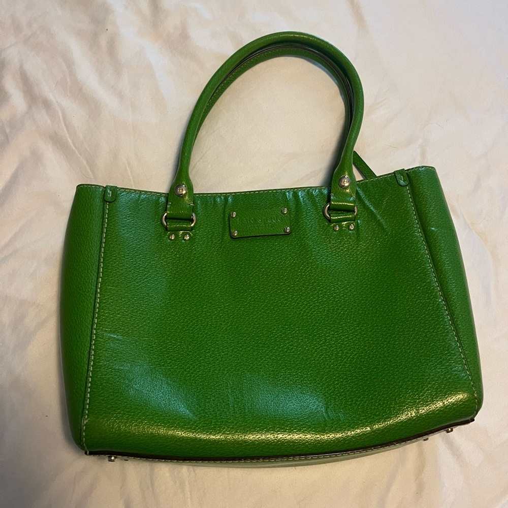 Green Kate Spade bag